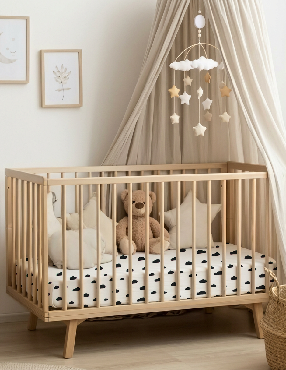 Set de 3 Sábanas de Cajón para Mini Colecho (50x90) - Unisex