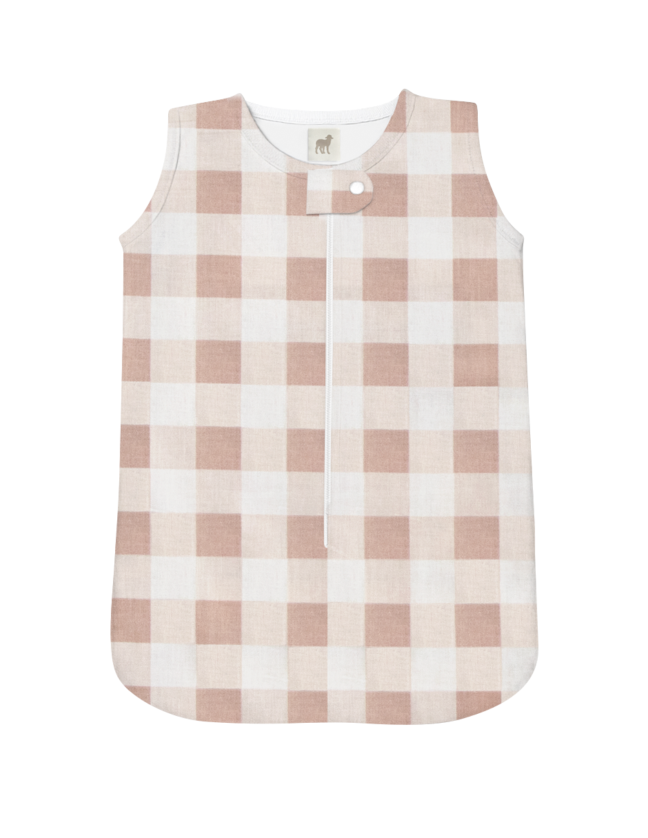 Saquito para Dormir para bebés con abertura para pies - Gingham