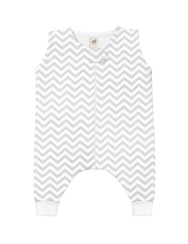 Saquito para Dormir para bebés con abertura para pies - Chevron Gris