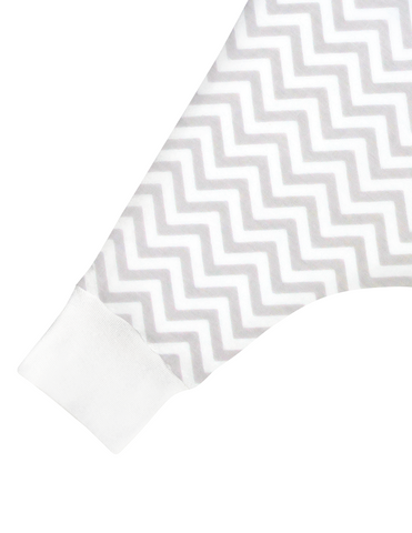 Saquito para Dormir para bebés con abertura para pies - Chevron Gris