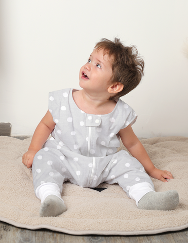 Saquito para Dormir para bebés con abertura para pies - Lunares