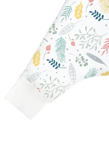 Saquito para Dormir para bebés con abertura para pies - Flores