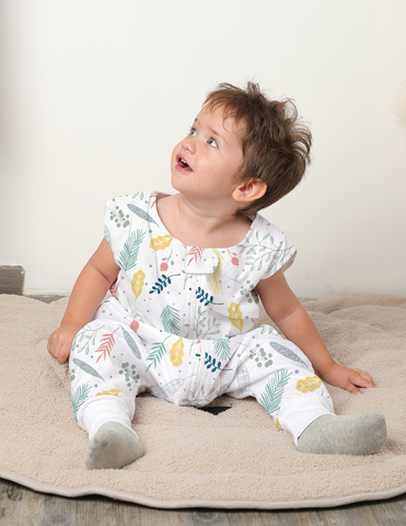 Saquito para Dormir para bebés con abertura para pies - Flores