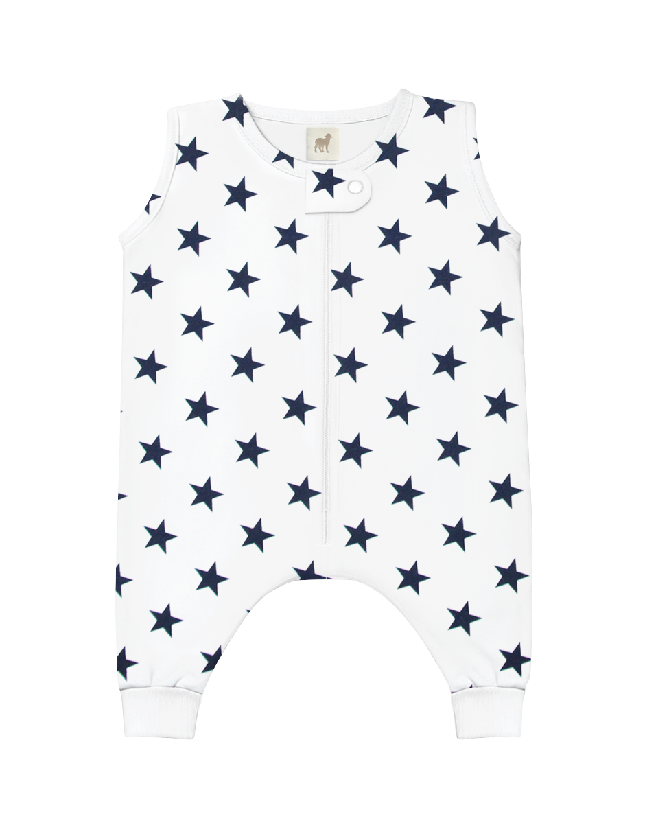 Saquito para Dormir para bebés con abertura para pies - Estrellas