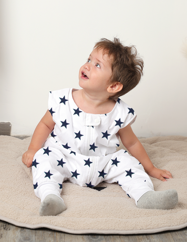 Saquito para Dormir para bebés con abertura para pies - Estrellas