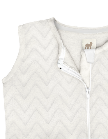 Saquito para Dormir para bebés con abertura para pies - Zig Zag Off-White