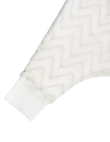 Saquito para Dormir para bebés con abertura para pies - Zig Zag Off-White