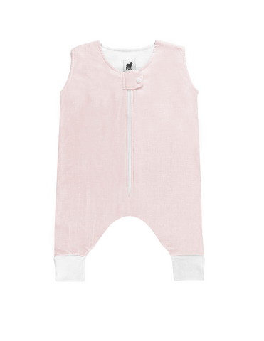 Saquito para Dormir para bebés con abertura para pies - 100% Algodón - Rosa