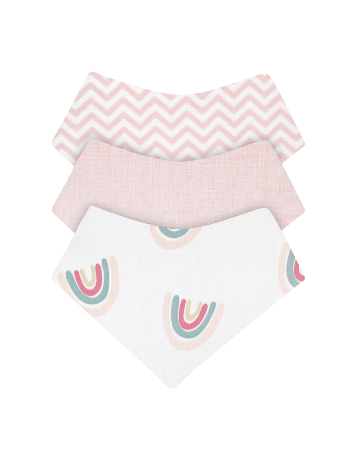 Set de Baberos y Paños para Eructos para Bebé: 9 Piezas Suaves y Absorbentes- Niña