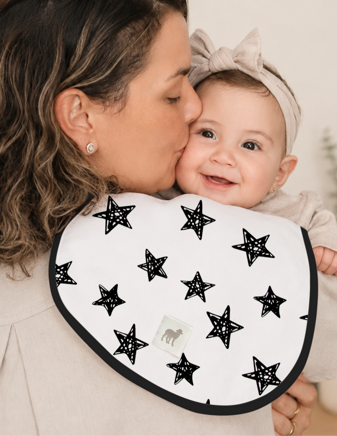 Set de Baberos y Paños para Eructos para Bebé: 9 Piezas Suaves y Absorbentes- Unisex