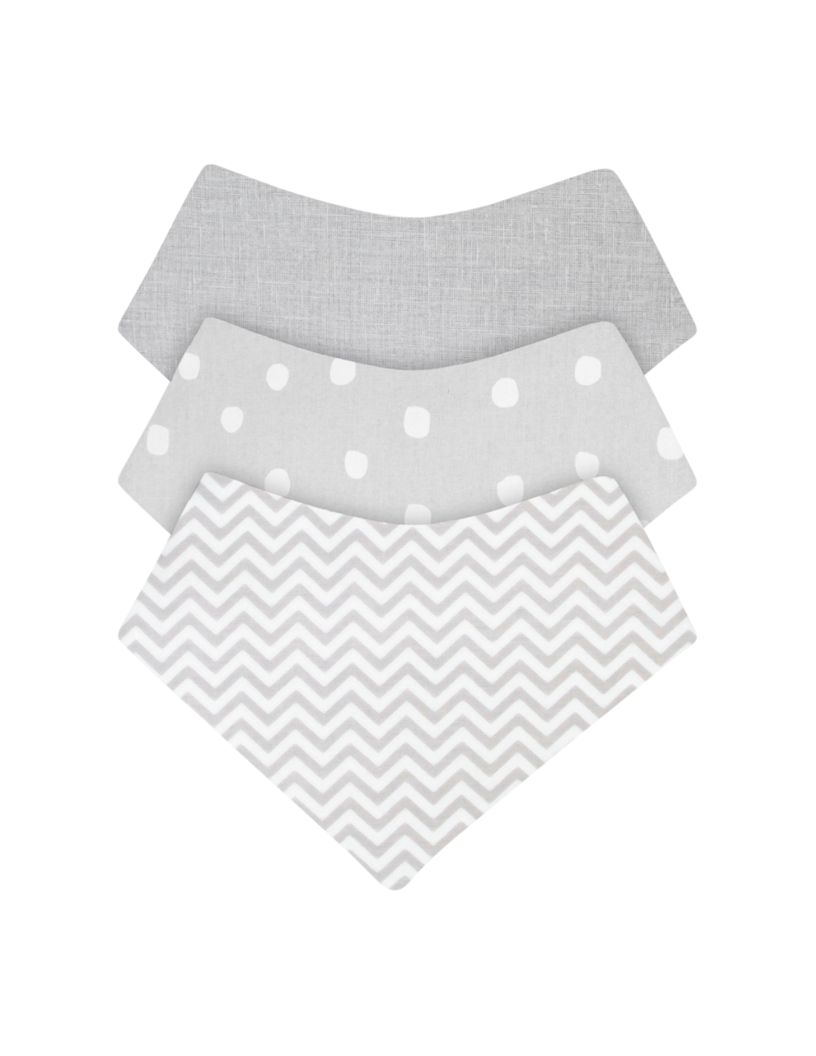 Set de Baberos y Paños para Eructos para Bebé: 9 Piezas Suaves y Absorbentes- Unisex