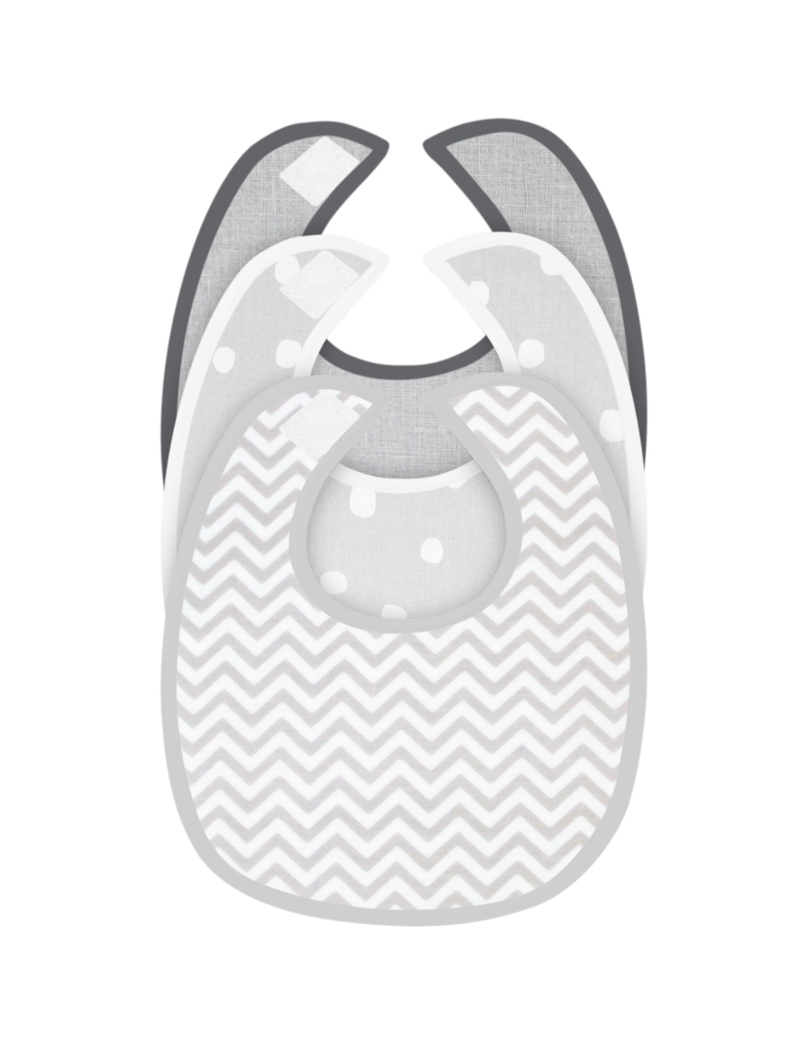 Set de Baberos y Paños para Eructos para Bebé: 9 Piezas Suaves y Absorbentes- Unisex