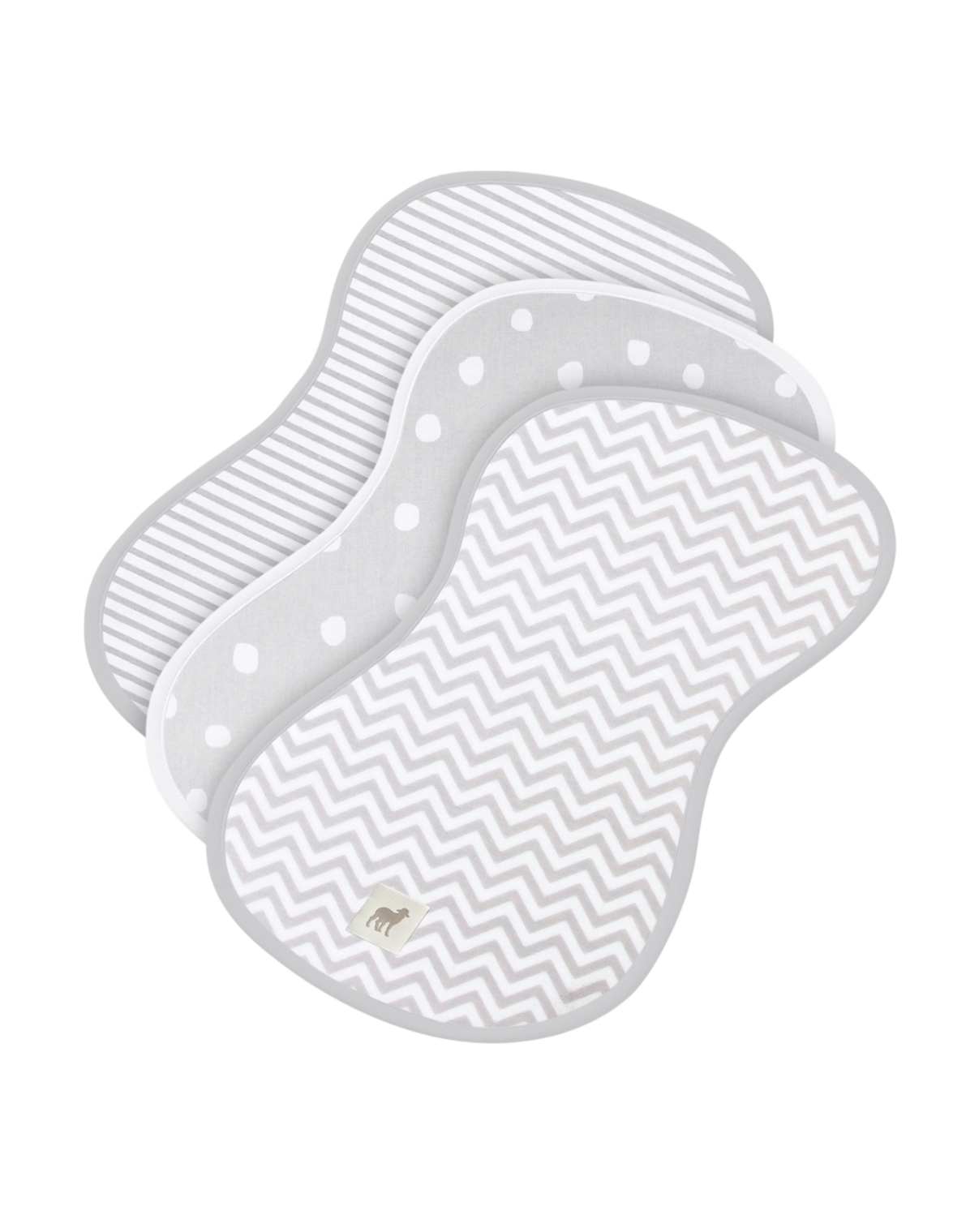 Set de Baberos y Paños para Eructos para Bebé: 9 Piezas Suaves y Absorbentes- Unisex