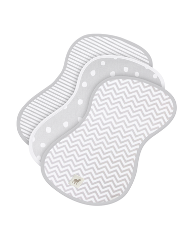 Set de Baberos y Paños para Eructos para Bebé: 9 Piezas Suaves y Absorbentes- Unisex