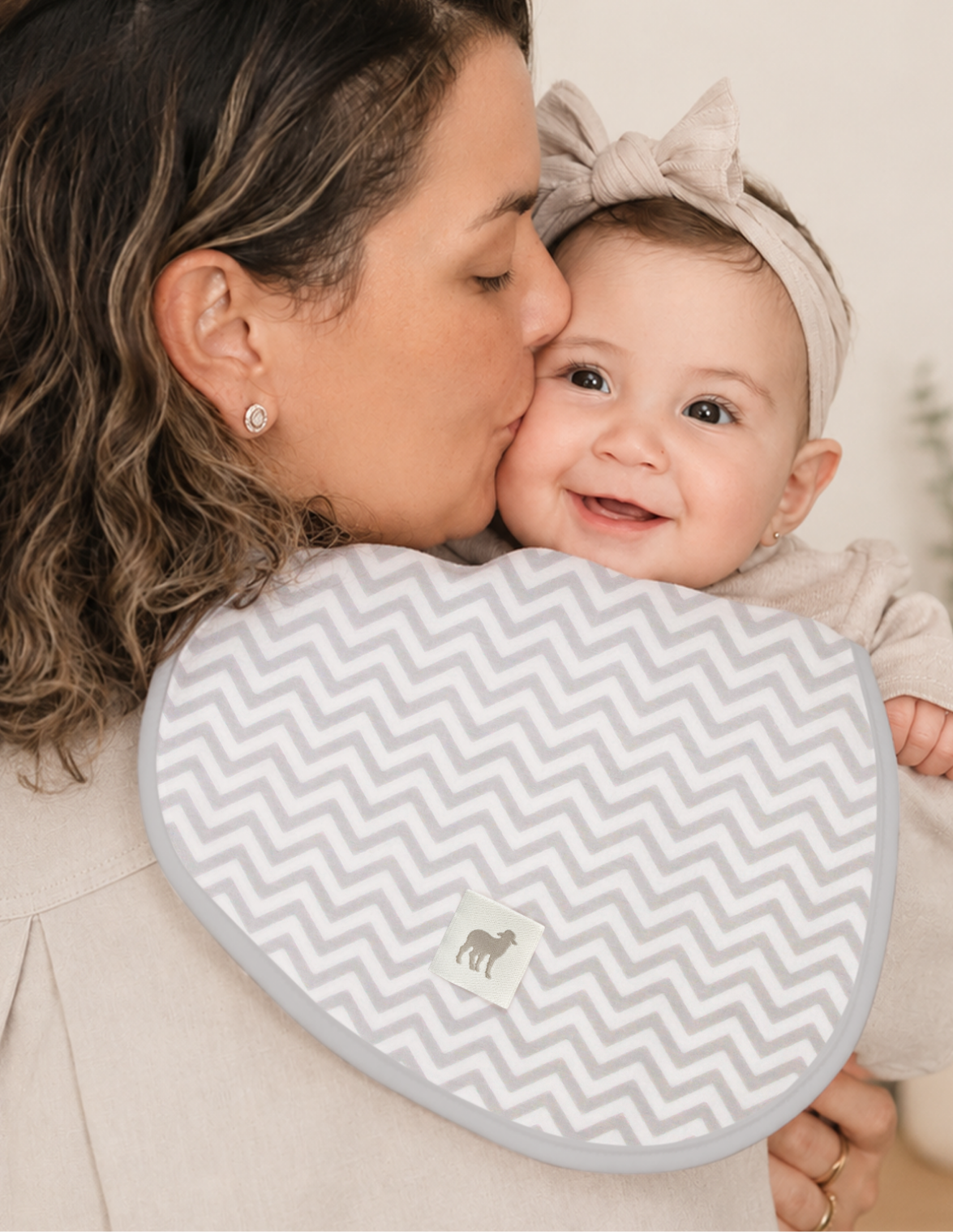 Set de Baberos y Paños para Eructos para Bebé: 9 Piezas Suaves y Absorbentes- Unisex
