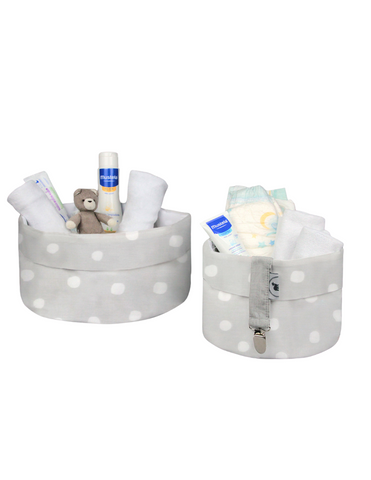 Set de Cestas Organizadoras Unisex - Lunares
