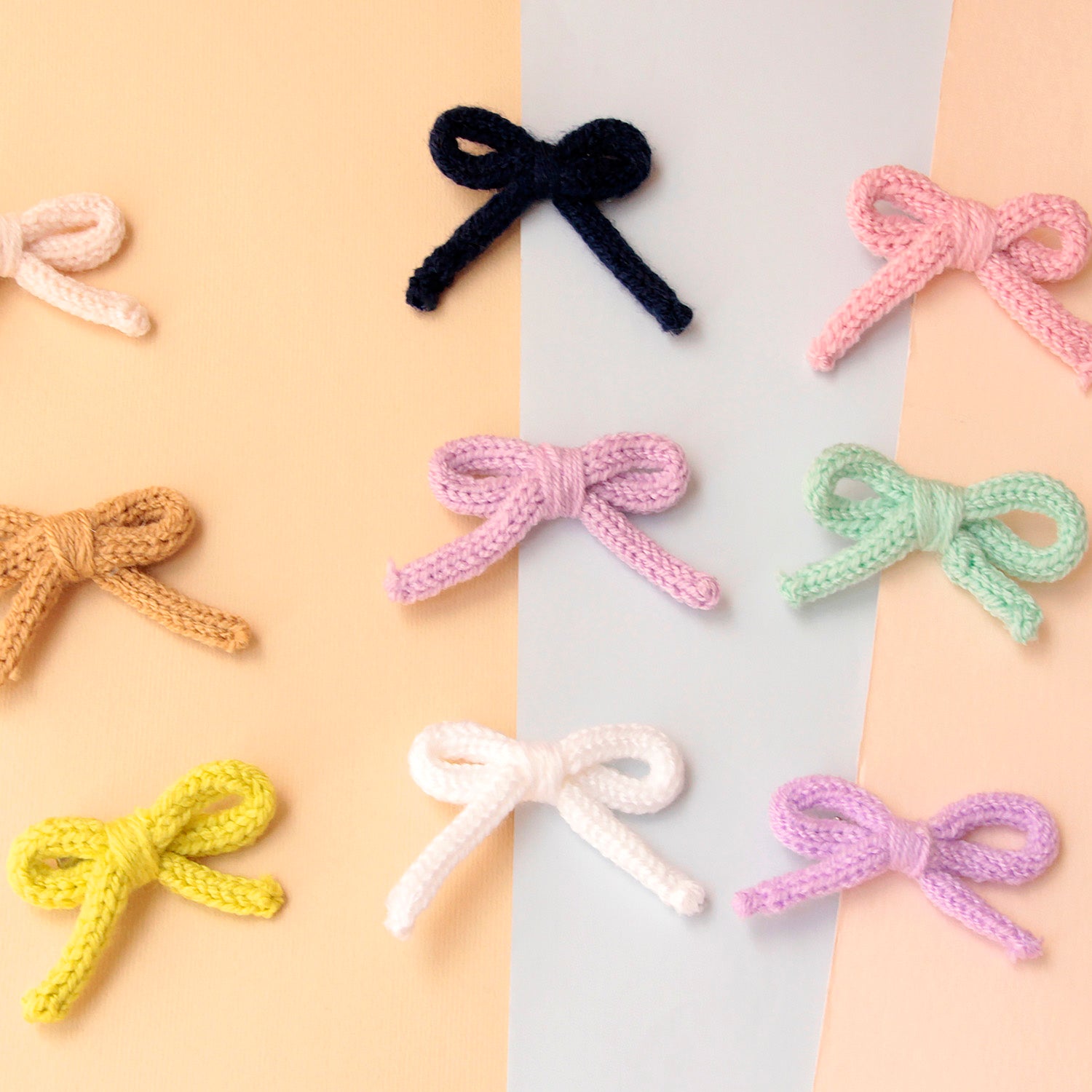 Set de Moños Crochet - School