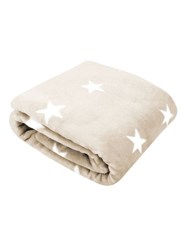 Cobijita para Bebé Súper Suave - Estrellas Beige