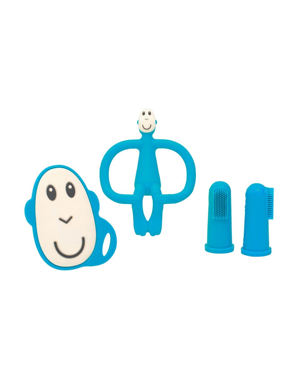 Set Inicial Mordederas Mono Azul