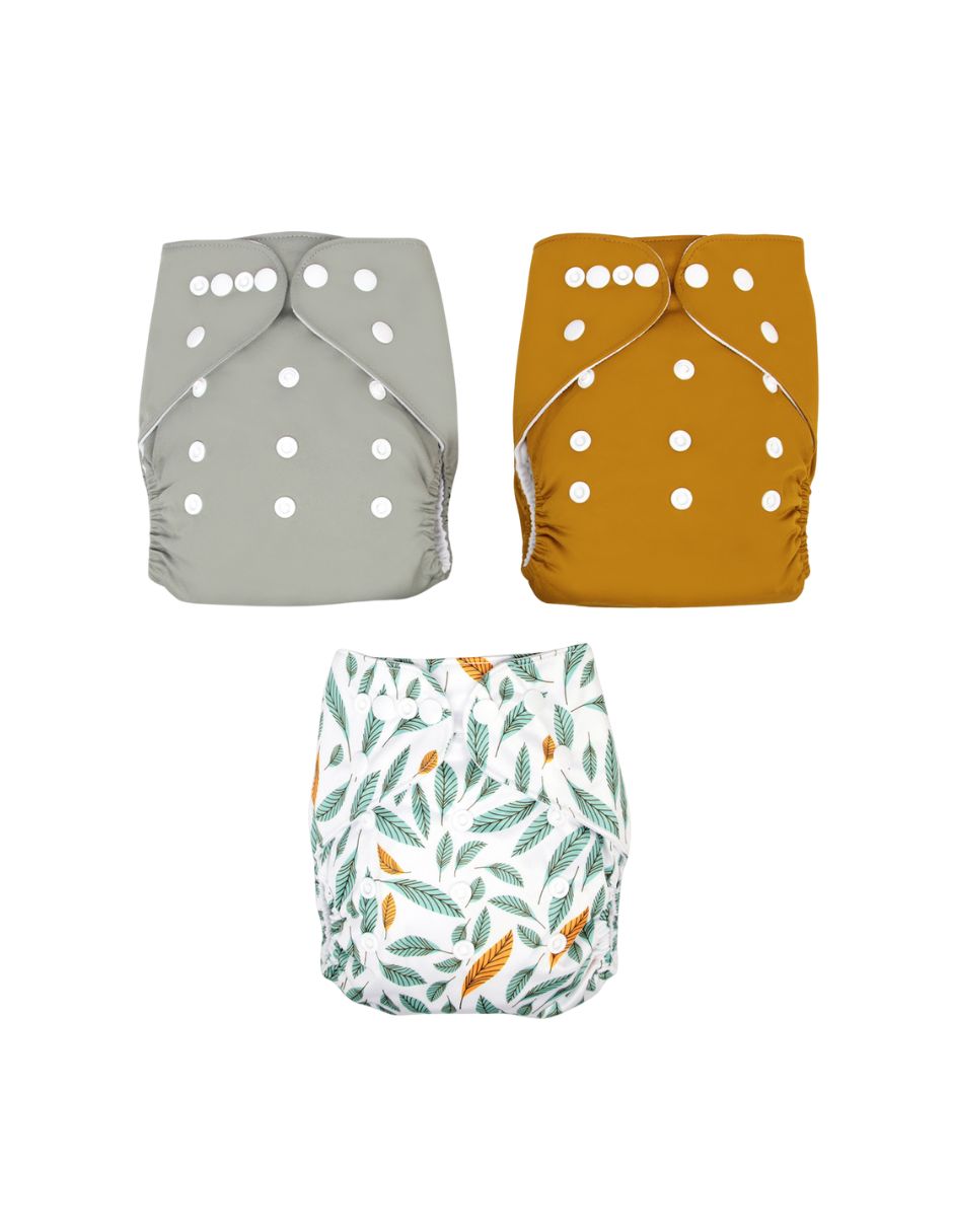 Set de 3 Pañales Ecológicos - Unisex
