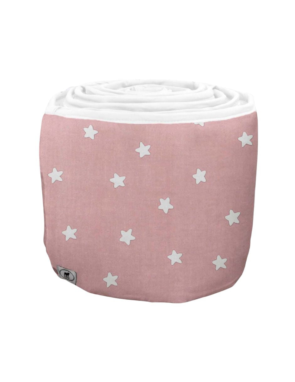 Protector para Cama Cuna Estrellitas Vino