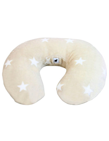 Funda para Cojín de Lactancia - Súper Suave -Estrellas Beige