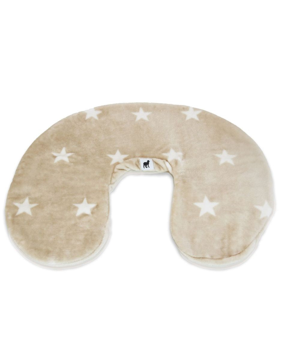 Funda para Cojín de Lactancia - Súper Suave -Estrellas Beige