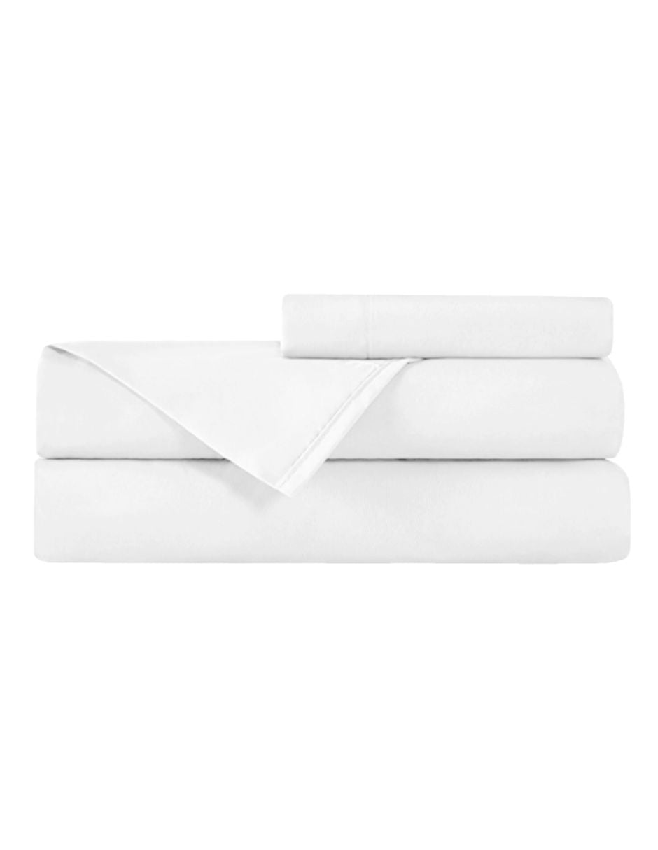 Juego de Sábanas para Cama Cuna 95x140cm - 3 piezas - Blanco