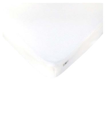 Juego de Sábanas de 3 Piezas para Cuna Estándar Blanco