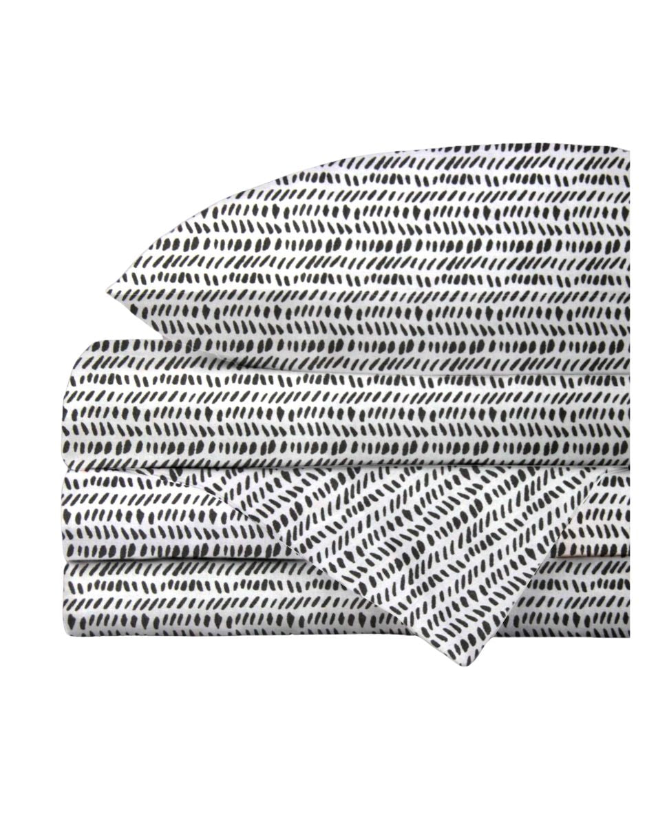 Juego de Sábanas de 3 Piezas para Cuna Pinceladas