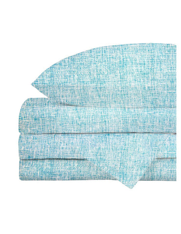 Juego de Sábanas 3 Piezas para Cama Cuna Azul Mar