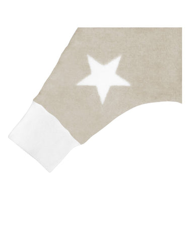 Saquito para Dormir para bebés con abertura para pies - Estrellas Beige