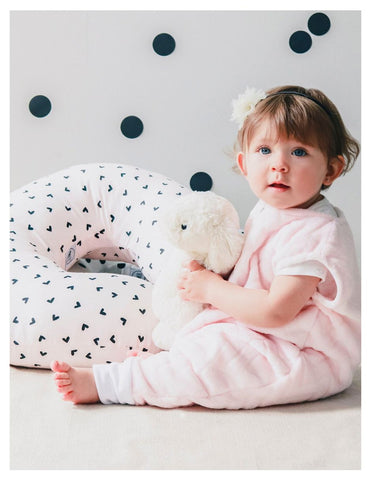 Saquito para Dormir para bebés con abertura para pies - Zig Zag Gris Perla