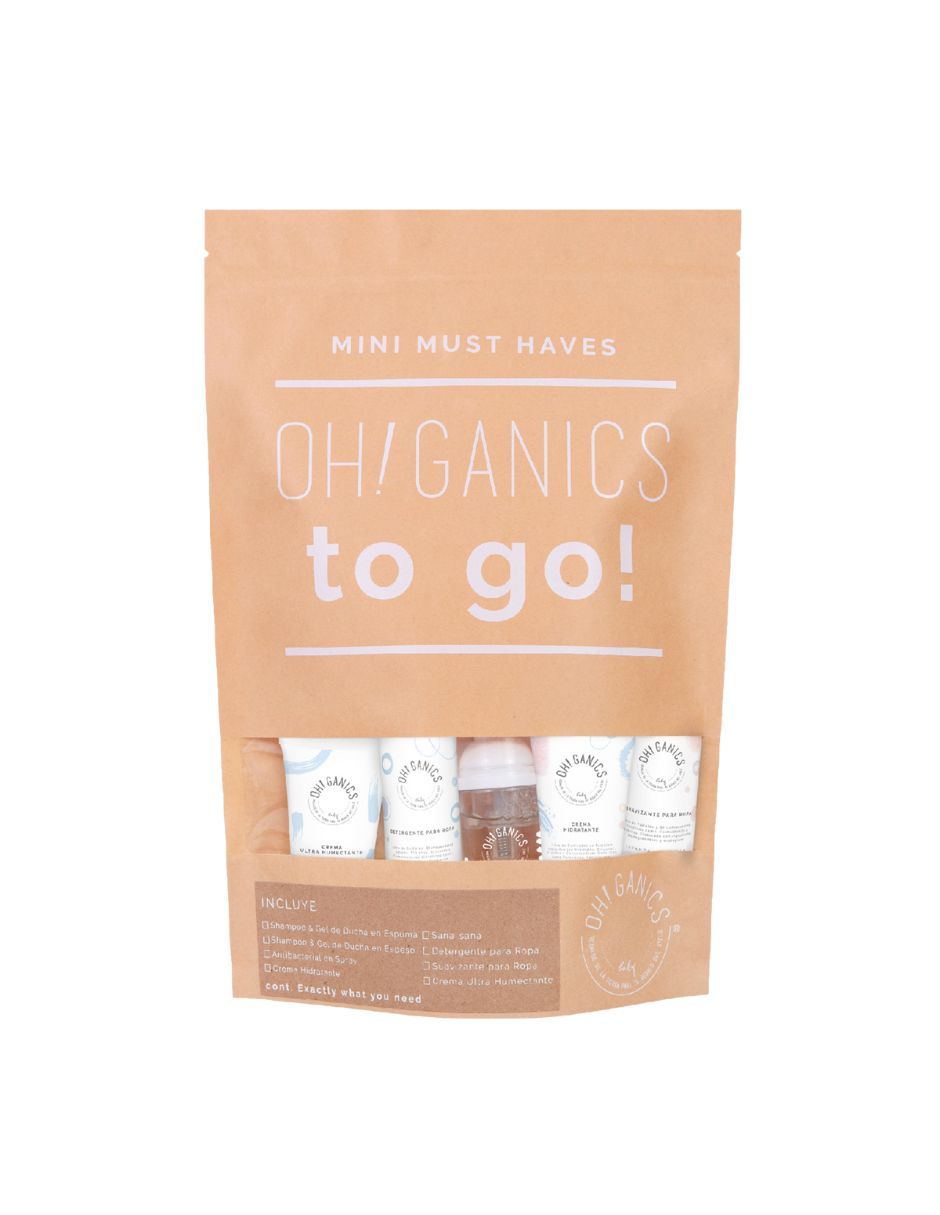 Set de Estuches de Viaje con Minis Oh! Ganics