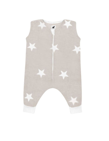 Saquito para Dormir para bebés con abertura para pies - Estrellas Beige