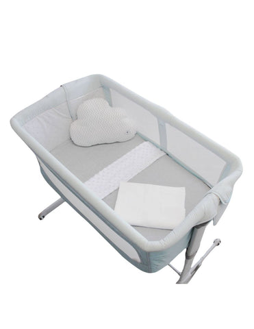 Juego de Blancos para Mini Colecho (50x90) - 4 piezas - Esenciales Gris