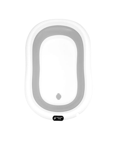 Bañera ó Tina Plegable para Bebé + Cojín Antideslizante -  Gris