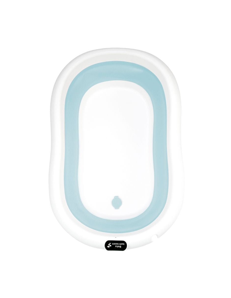 Bañera ó Tina Plegable para Bebé + Cojín Antideslizante - Azul