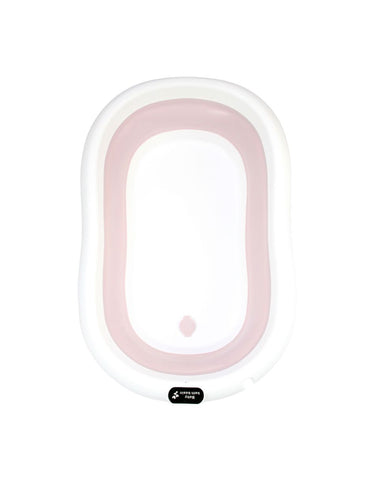 Bañera ó Tina Plegable para Bebé + Cojín Antideslizante -- Rosa