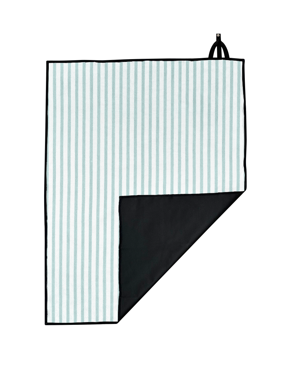 Tapete Impermeable Rayas Azul