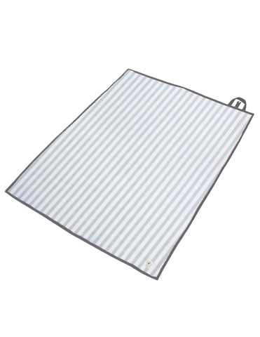 Tapete Impermeable Rayas Azul