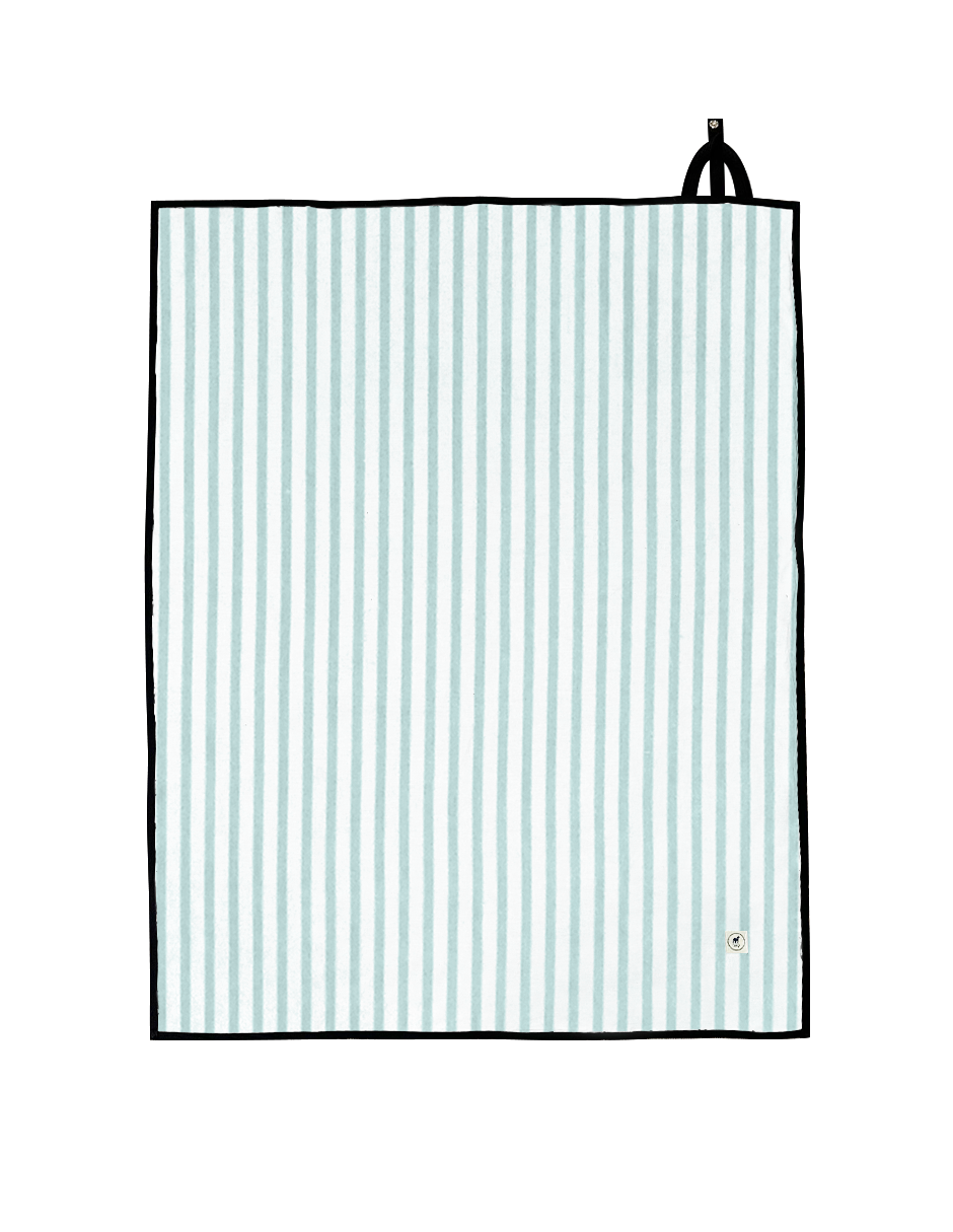 Tapete Impermeable Rayas Azul