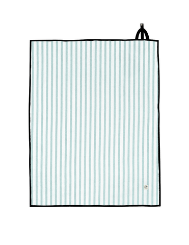 Tapete Impermeable Rayas Azul