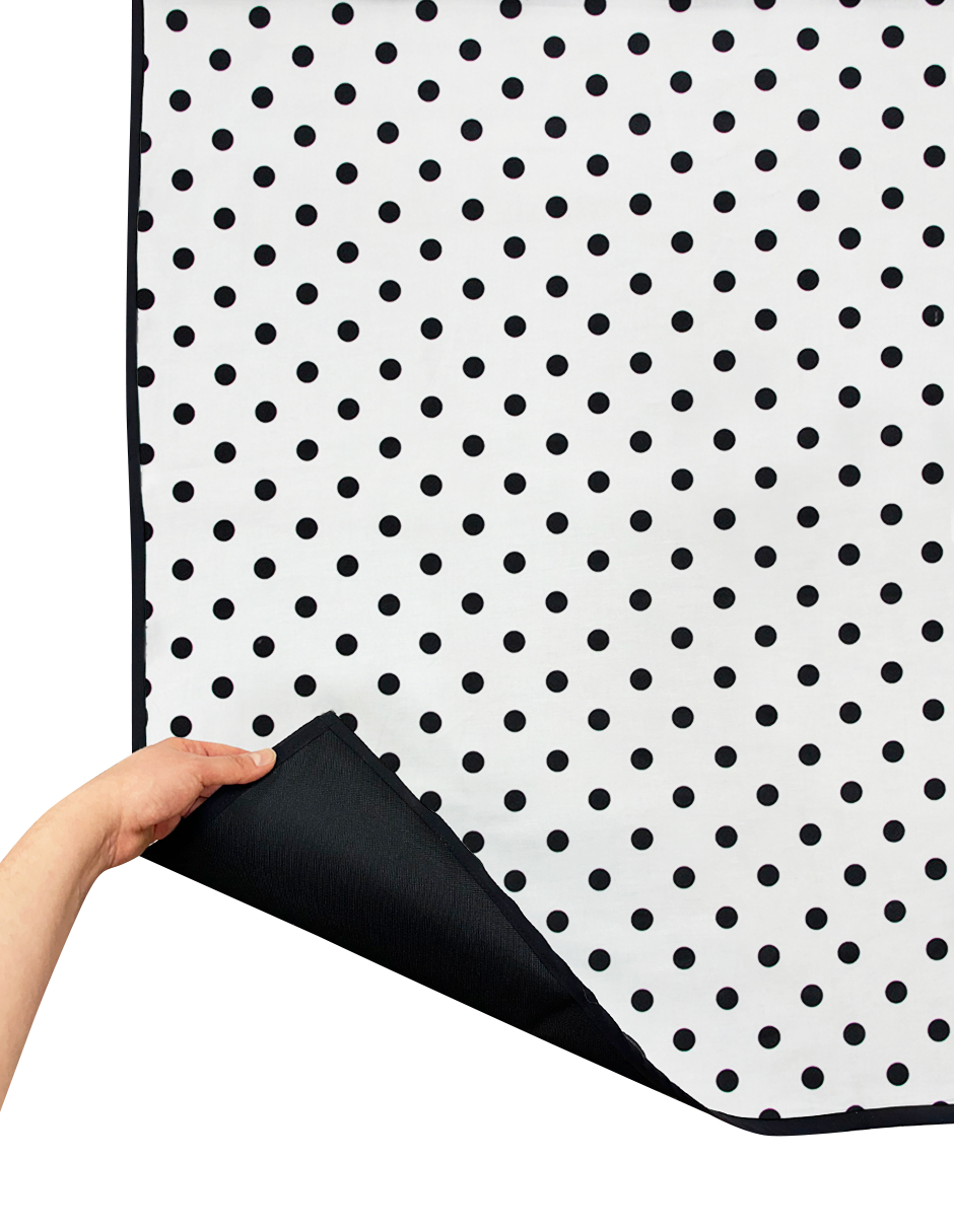 Tapete Impermeable Dots Blanco