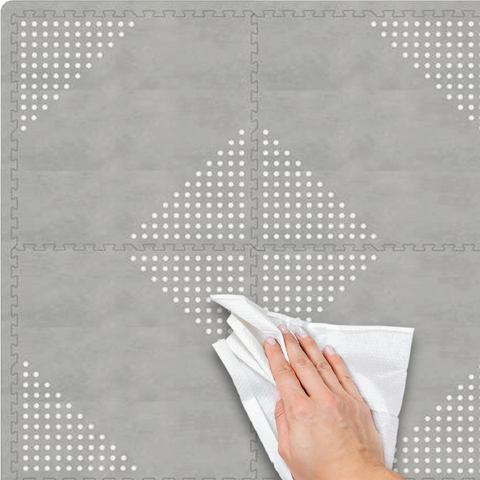 Tapete Armable para Bebé - Dots Gris