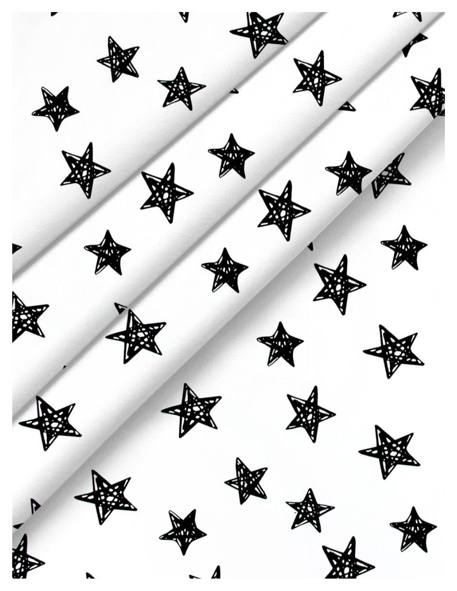 Tela Estrellas Rellenas - 100% Algodón