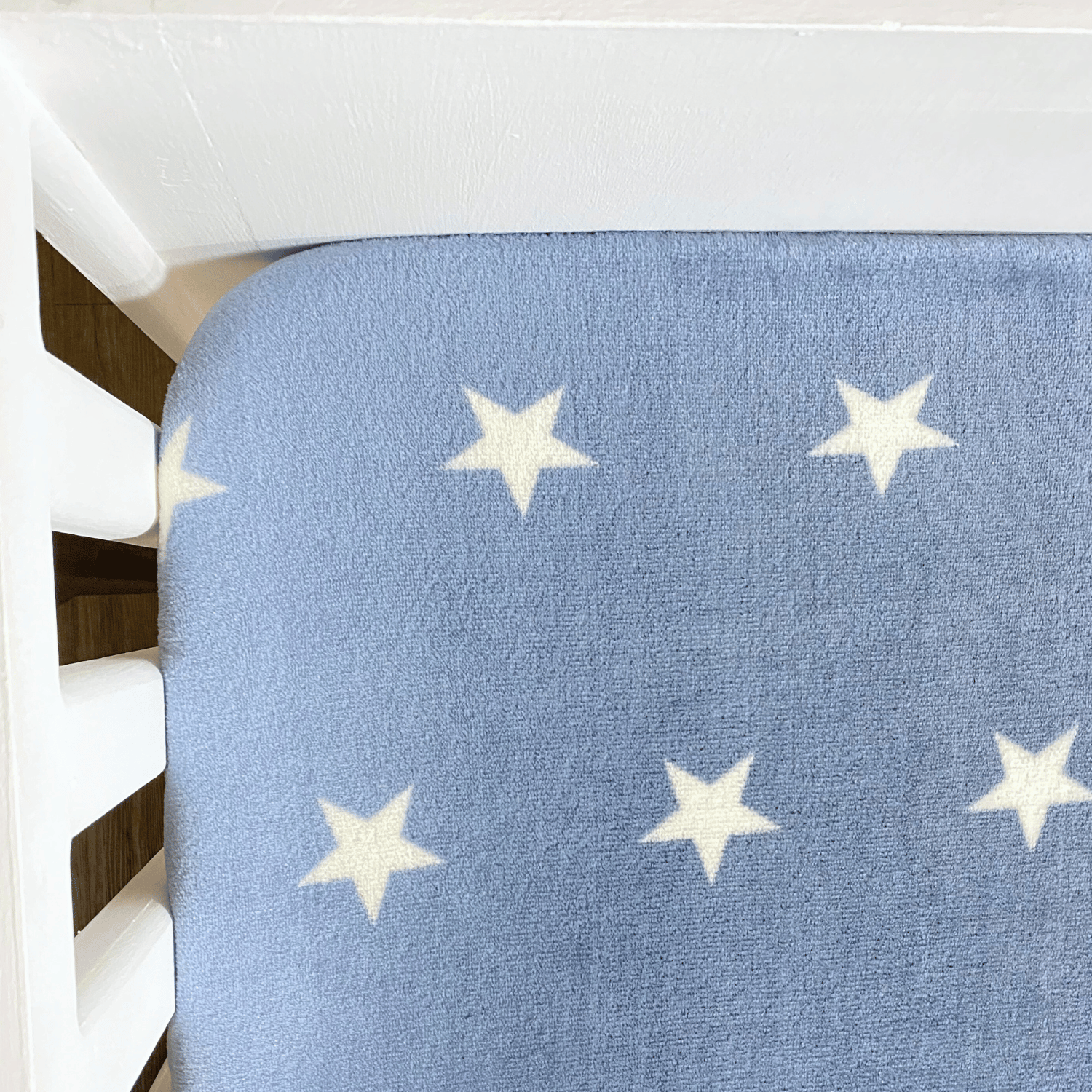 Sábana Calientita de Cajón para Cama Cuna Súper Suave - Estrellas