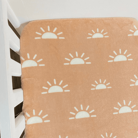 Sábana Calientita de Cajón para Cama Cuna Súper Suave - Solecitos