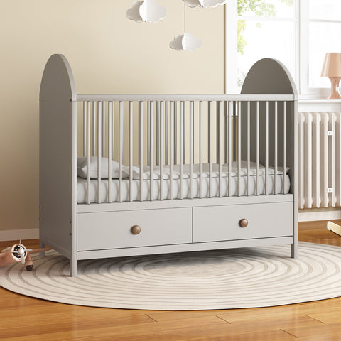 Juego de Sábanas para Cama Cuna 95x140cm - 3 piezas - Gris