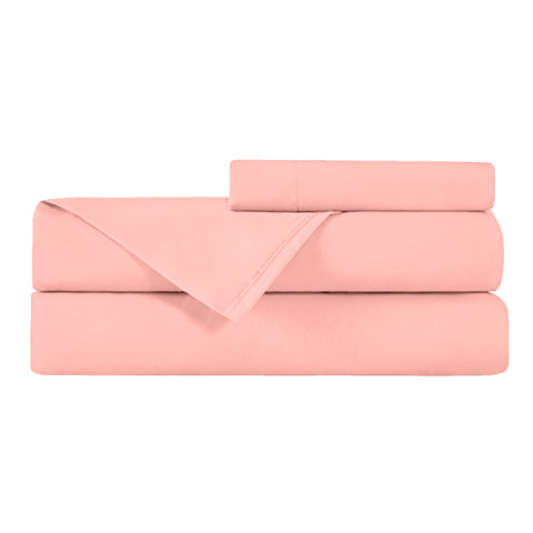 Juego de Sábanas de 3 Piezas para Cuna Viajera - Rosa